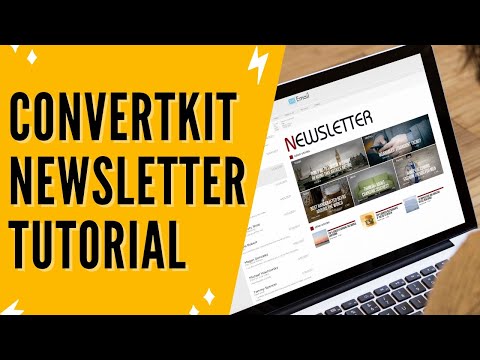 ConvertKit Newsletter Tutorial