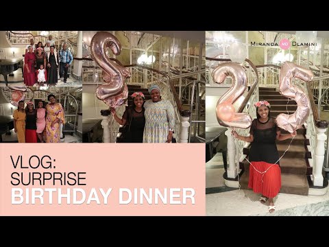 VLOG : Surprise 25th Birthday Dinner | An Emotional One!