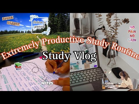 EXTREME PRODUCTIVE STUDY VLOG 🗒️ | Preparing for maths test |tips for studies | Note taking | study