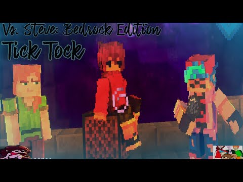 Friday Night Funkin' Bedrock Edition (Minecraft FNF Mod) Alex VS BF in Tick Tock