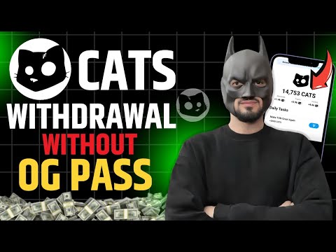 Cats airdrop withdrawal 🤑 | Cats airdrop listing date