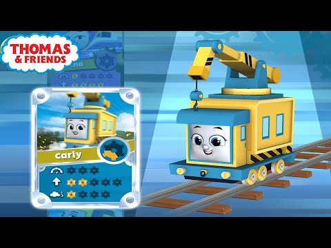 Tren Thomas y sus amigos - Carly. Los mejores trenes infantiles juegan a las carreras de trenes.