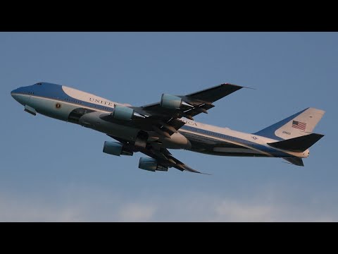 Air Force One - Arrival & Departure at Chicago O'Hare Int'l Airport (ORD)