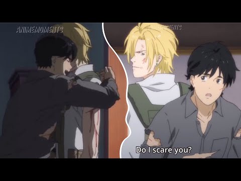 Ash x Eiji moment #11 - Ash comes to save Eiji