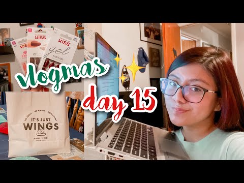 VLOGMAS DAY 15 | chill monday at home