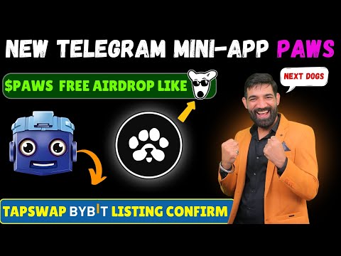 Paws Airdrop Update | Paws Airdrop Join and claim | TapSwap Launching News | TapSwap Bybit update