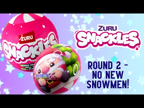 Yay!  No Snowmen! | Snackles Holiday Series 2024 Round 2 | Toy Unboxing and Review