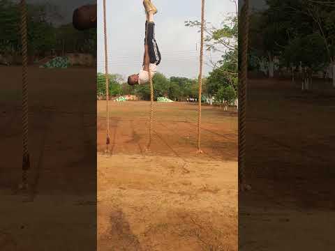 Rope Climbing(Advance category) Upside Down • #odishapolice Sub Inspector Atrahi Bhanjan • CPSE