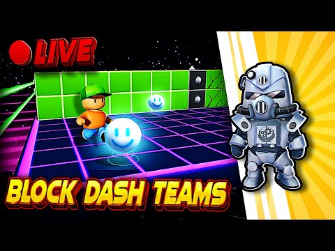 🔴 Block Dash Teams LIVE🔥| EU Server🌍 | Stumble Guys🥊| #stumbleguys #blockdash