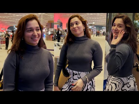 Tamannaah Bhatia Fly From Mumbai Spotted At Airport | MS shorts