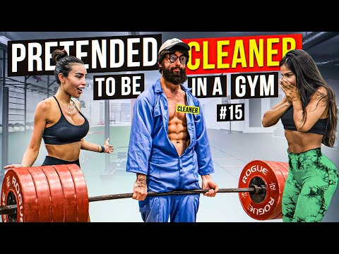 Elite Powerlifter Pretended to be a CLEANER #15 | Anatoly GYM PRANK