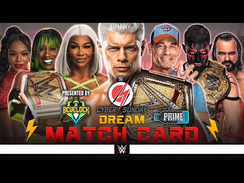 WWE Cyber Sunday 2024 - Dream Match Card [v2]