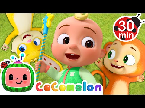 Animals Follow The Leader + MORE CoComelon JJ's Animal Time Kids Songs | Animal Songs for Babies