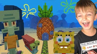 Minecraft Spongebob DLC gameplay with Ima