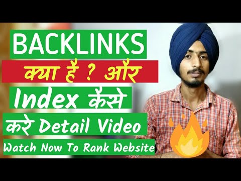 What are Backlinks In Hindi and How to Index backlinks? Rank your website Fast Get Traffic 2020