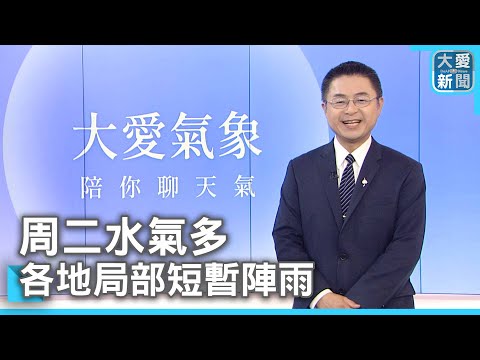 周二水氣多 各地局部短暫陣雨｜大愛新聞  @DaaiWorldNews