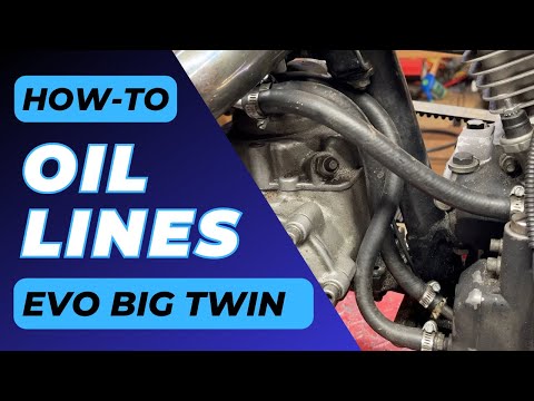 How To Run Oil Lines | Harley Softail (EVO Big Twin)