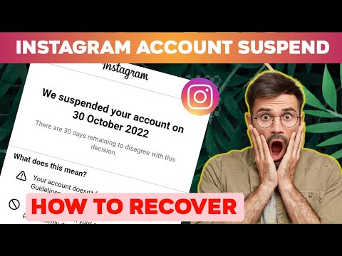 Instagram Account Suspended 😭 How To Recover Instagram Suspended Account, Instagram Account Disabled