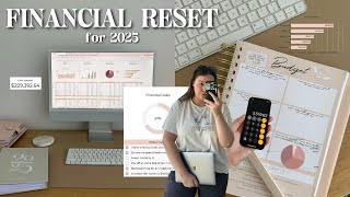 2025 FINANCIAL RESET 💰 setting up my budget, financial goals + annual spending review 💸