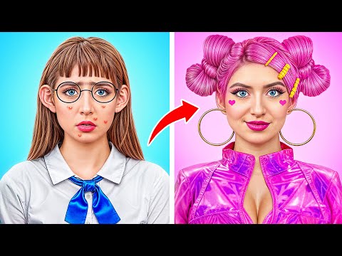 Extreme Makeover from Nerd to Popular Girl Barbie vs Bratz | Funny Challenges by Multi DO