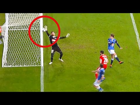 Impossible Goalkeeper Saves in Football