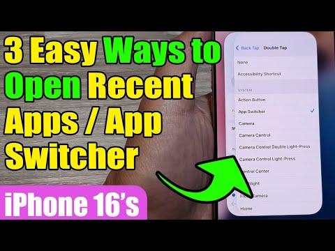 3 Easy Ways to Open Recent Apps/App Switcher iPhone 16/16 Pro Max | iOS 18