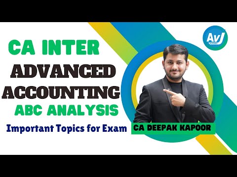 Most Imp Topics of CA Inter Advanced Accounting| ABC Analysis for 1.5 Days| May 24| CA DEEPAK KAPOOR