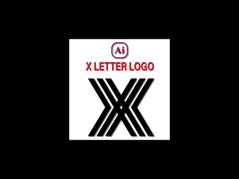 Easy X letter Logo Design - Adobe Illustrator