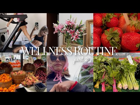 wellness routine pt. 2 l grocery haul, workouts, recipes, etc. (VLOG)