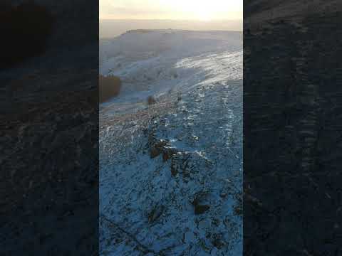 Peak District, winter 2017 #peakdistrict #winter #snow #drone