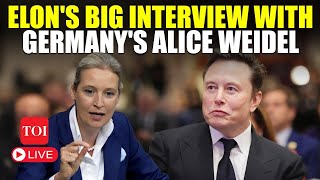 Elon Musk-Alice Weidel Interview LIVE: Trump Aide Speaks To AfD Leader Amid German Poll Drama