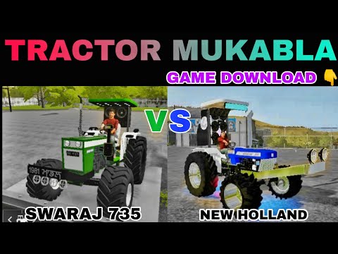 fs20🔥 modified Indian tractor mods download || New holland vs Swaraj 735 old model ||  tractor game