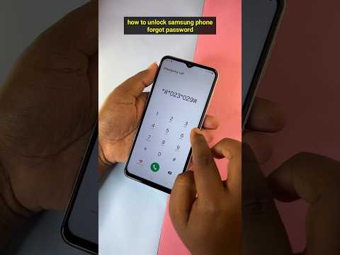 how to unlock samsung phone forgot password #shorts