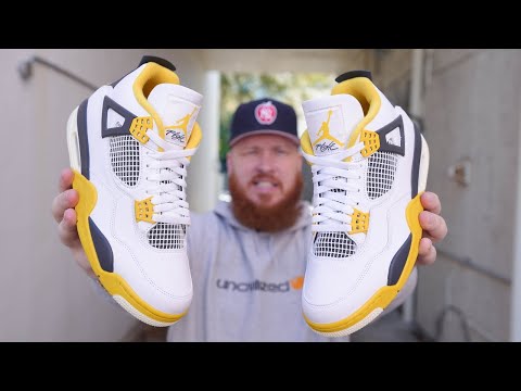 DON'T BUY THE AIR JORDAN 4 VIVID SULFUR SNEAKERS WITHOUT WATCHING THIS! (Early In Hand Review)