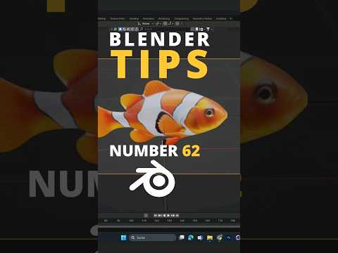 Blender Tip 62 Lock Camera to Object #blender #blender3d #blendertutorial #tutorial