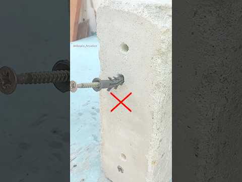 Useful Tips and Tricks. How to use a plastic dowel on stone correctly #shorts #tips #skills