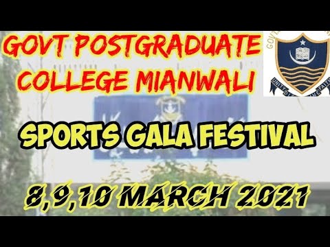 Govt. College Mianwali Annual Sports Gala|Live |Sports 2021