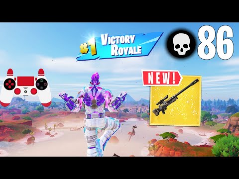 86 Elimination Solo Vs Squads Gameplay Wins (New! Fortnite Chapter 5 Season 3 PS4 Controller)