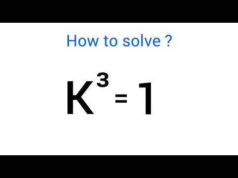 A Nice Maths Problem | K=?