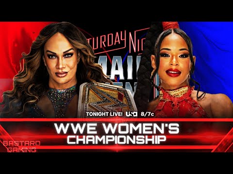 WWE 2K24 | Nia Jax VS Bianca Belair - WWE Women's Championship | Saturday Night Main Event