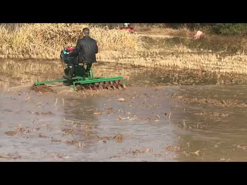 paddy Rolling field unicycle tillage machine