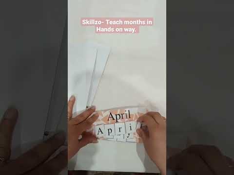 Skillzo - Teaching months in hands on way. #trending #trendingshorts #trendingvideo #readingskills