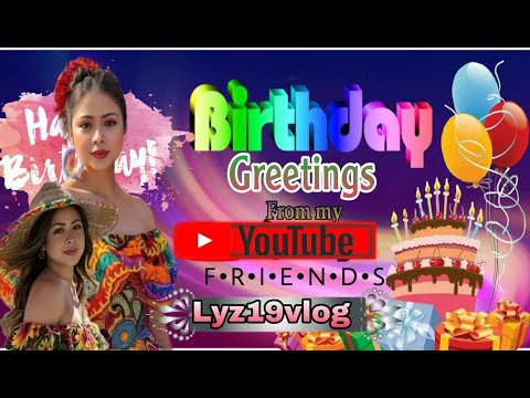 FUNNY GREETINGS FROM YOUTUBE FRIENDS #2024 #birthday