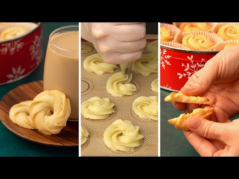 How to Make Butter Cookies for Christmas in 30 minutes!