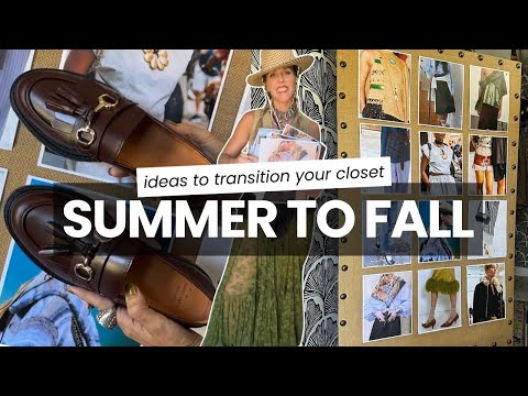 THE FALL SHIFT/FROM SUMMER TO FALL 'HOW TO TRANSITION YOUR OUTFITS FOR FALL'