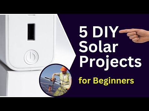 5 DIY Solar Projects for Beginners_Self-Sufficiency & Homesteading LifeTIPS#2