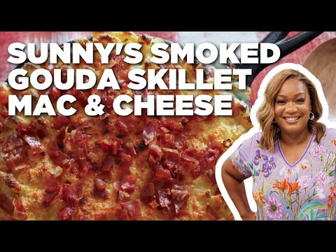 Sunny Anderson's Smoked Gouda Skillet Mac & Cheese | The Kitchen | Food Network