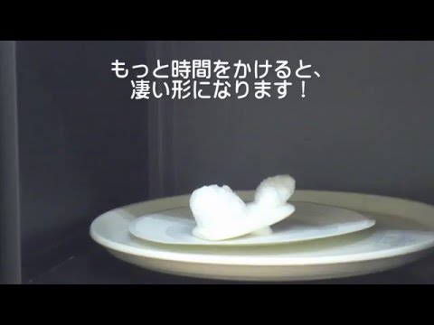 1分間のサイエンスショー｢電子レンジで危ない実験｣～せっけん～