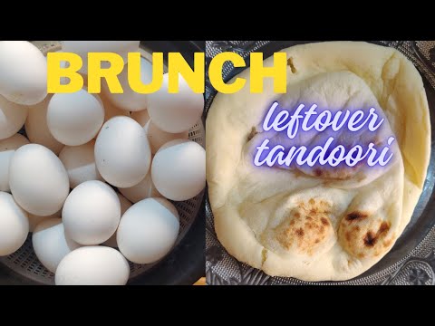 Brunch leftover tandoori  बची रोटी से बनाया