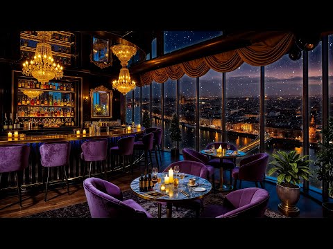 Mellow Saxophone Jazz Music in Cozy Bar Ambience - Relaxing Background Music for Stress Relief